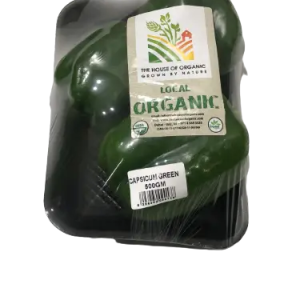 Organic Capsicum green 500g UAE