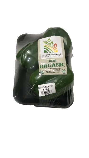 Organic Capsicum green 500g UAE